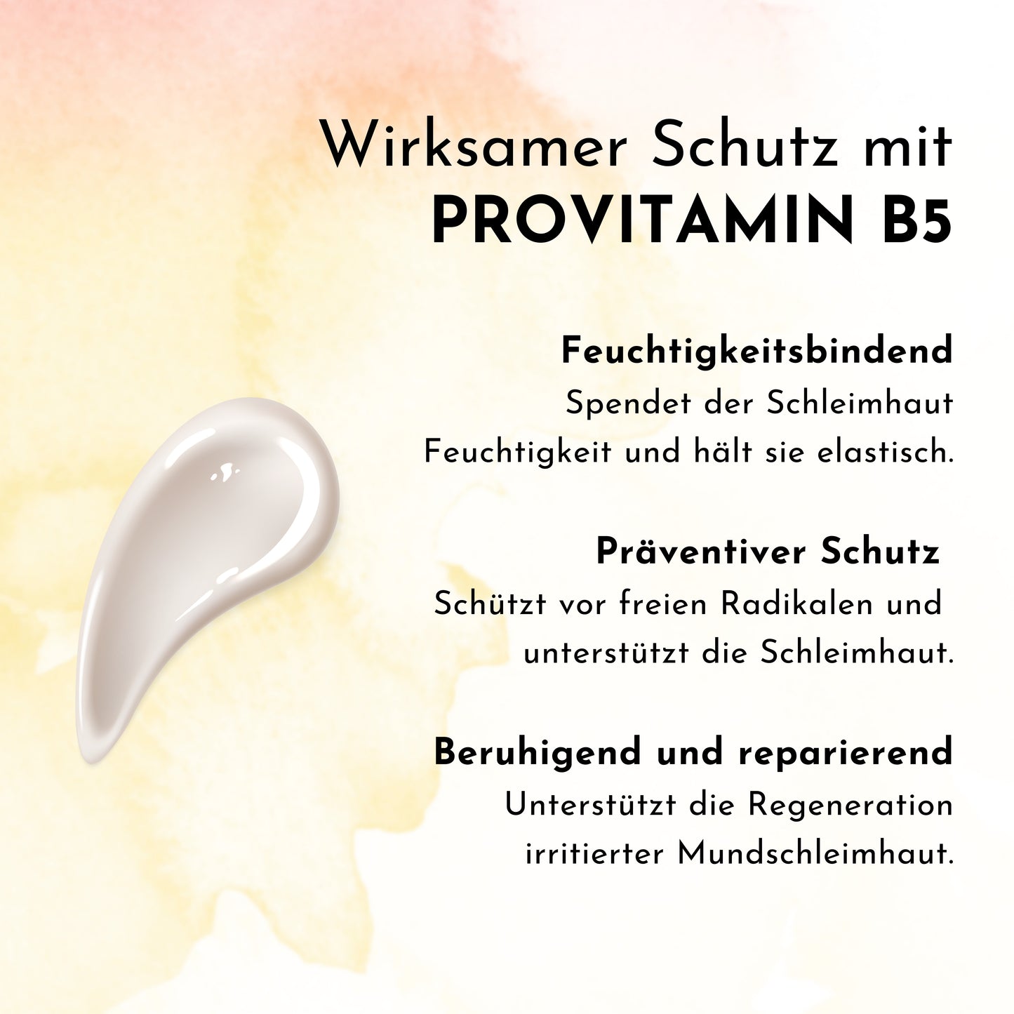 Sensoral Pflegebonbons sind feuchtigkeitsbindend, schützen die Schleimhaut vor freien Radikalen und beruhigen und reparieren die Mundschleimhaut.