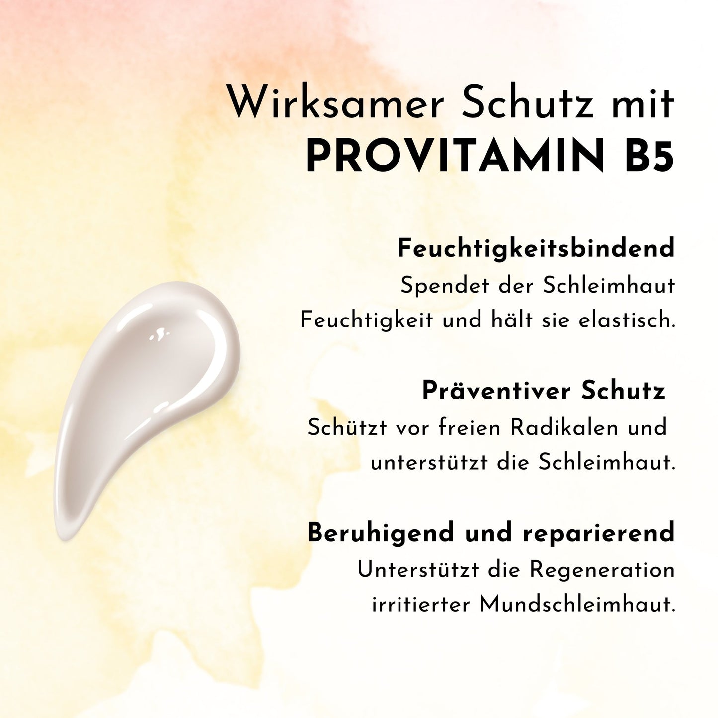 Sensoral Pflegebonbons sind feuchtigkeitsbindend, schützen die Schleimhaut vor freien Radikalen und beruhigen und reparieren die Mundschleimhaut.