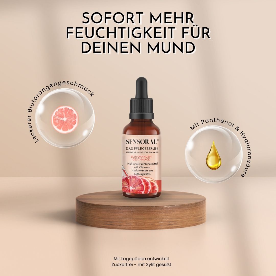 Das Pflegeserum - Soforthilfe bei einem trockenen oder wunden Mund