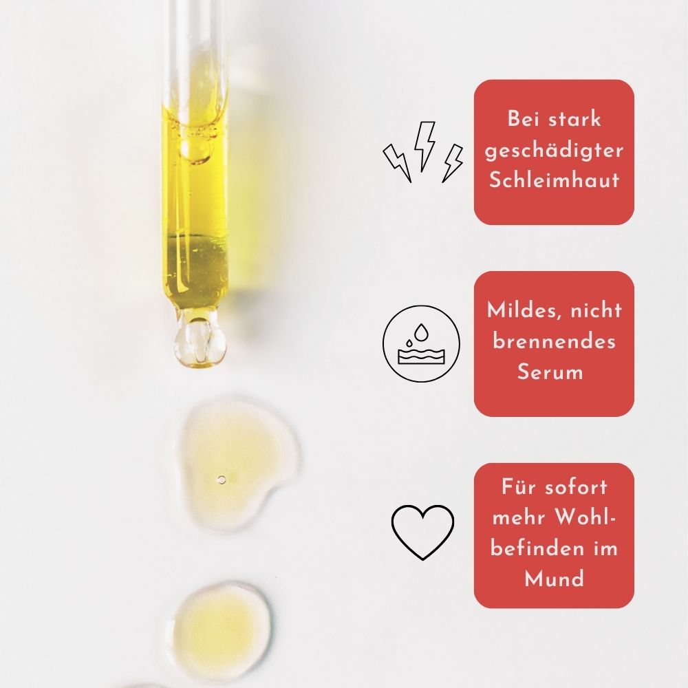 Das Pflegeserum - Soforthilfe bei einem trockenen oder wunden Mund