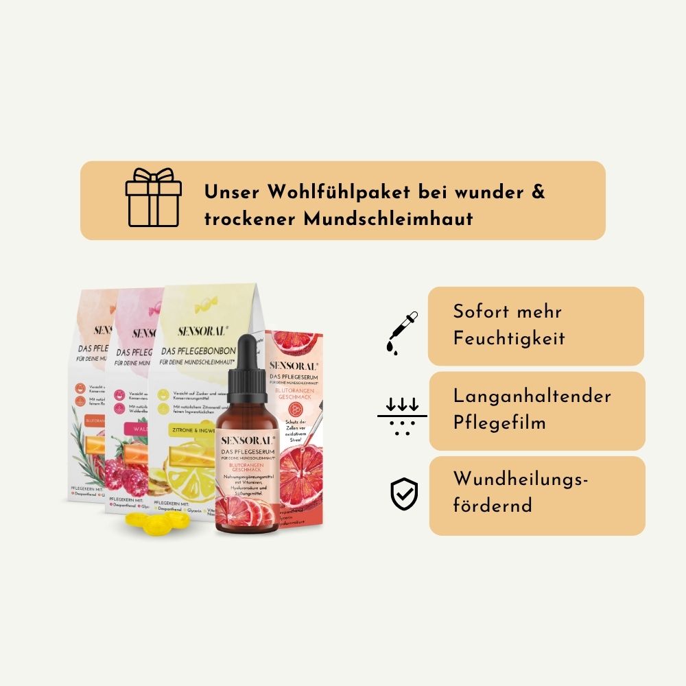 Schnelle Hilfe bei trockenem Mund – jetzt kennenlernen