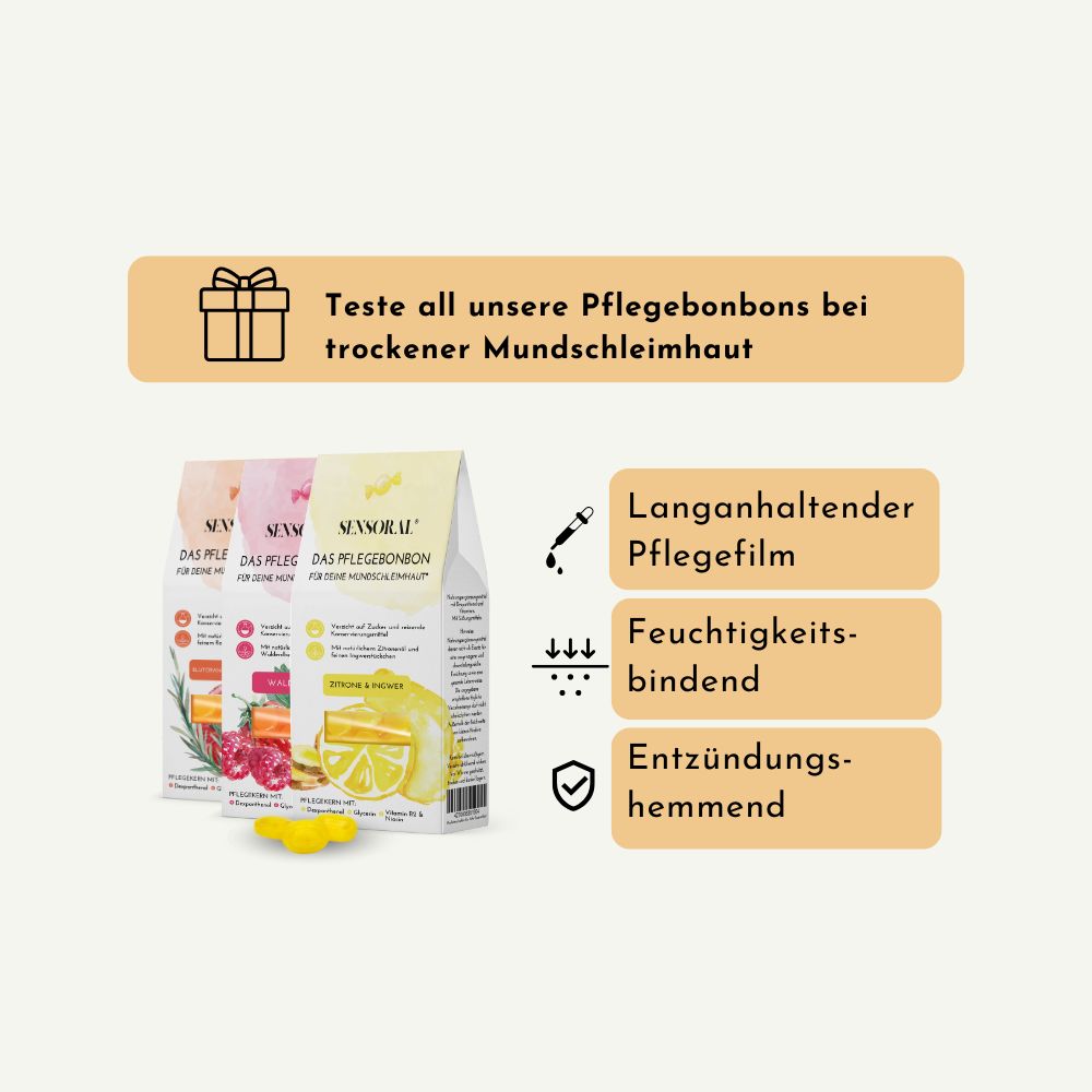Kleines Probierpaket - Bonbons gegen Mundtrockenheit