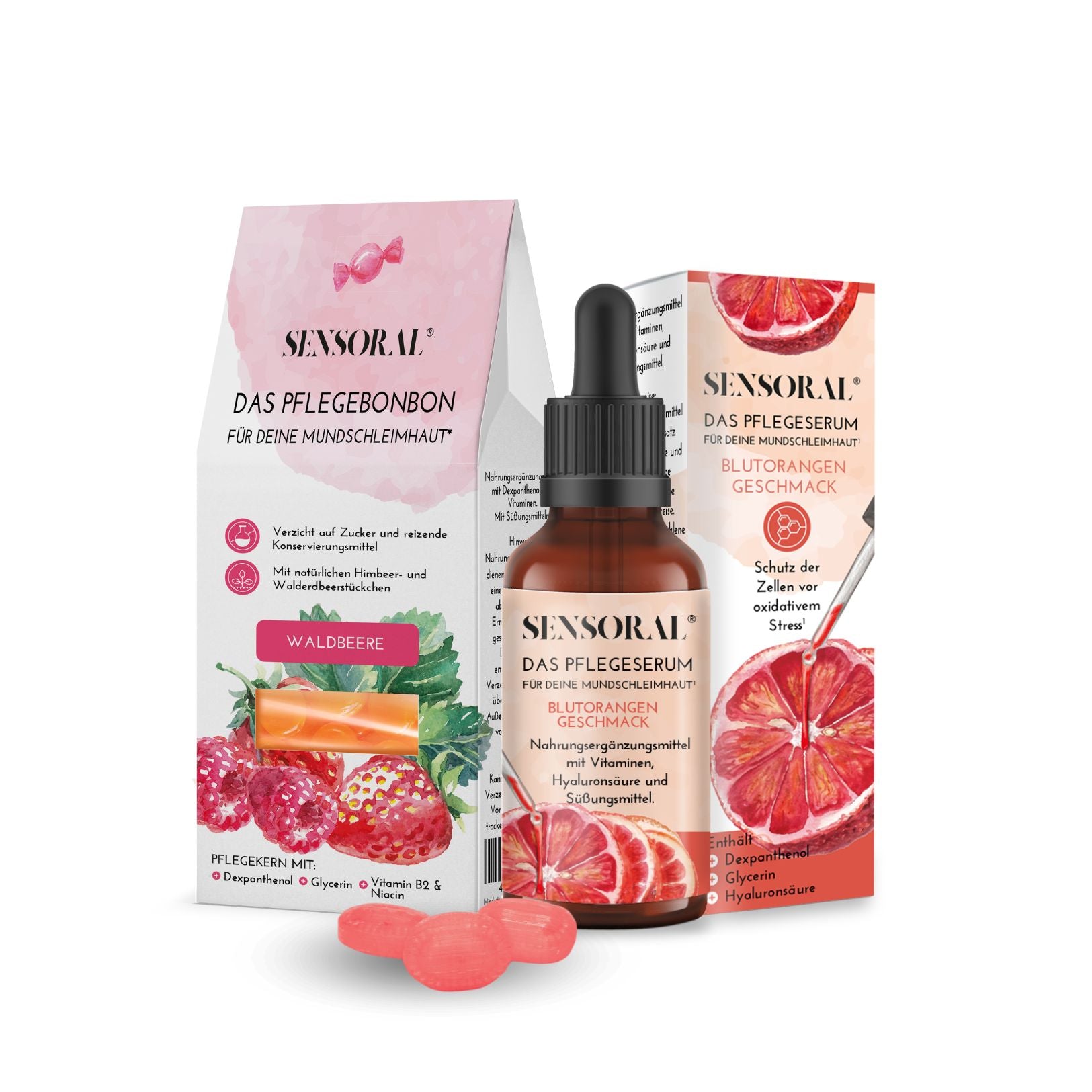 Mundfeuchtigkeits-Set süße Waldbeere
