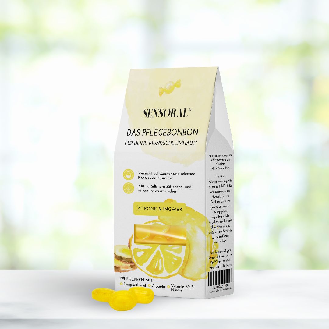 Mundpflege-Bonbons milde Zitrone